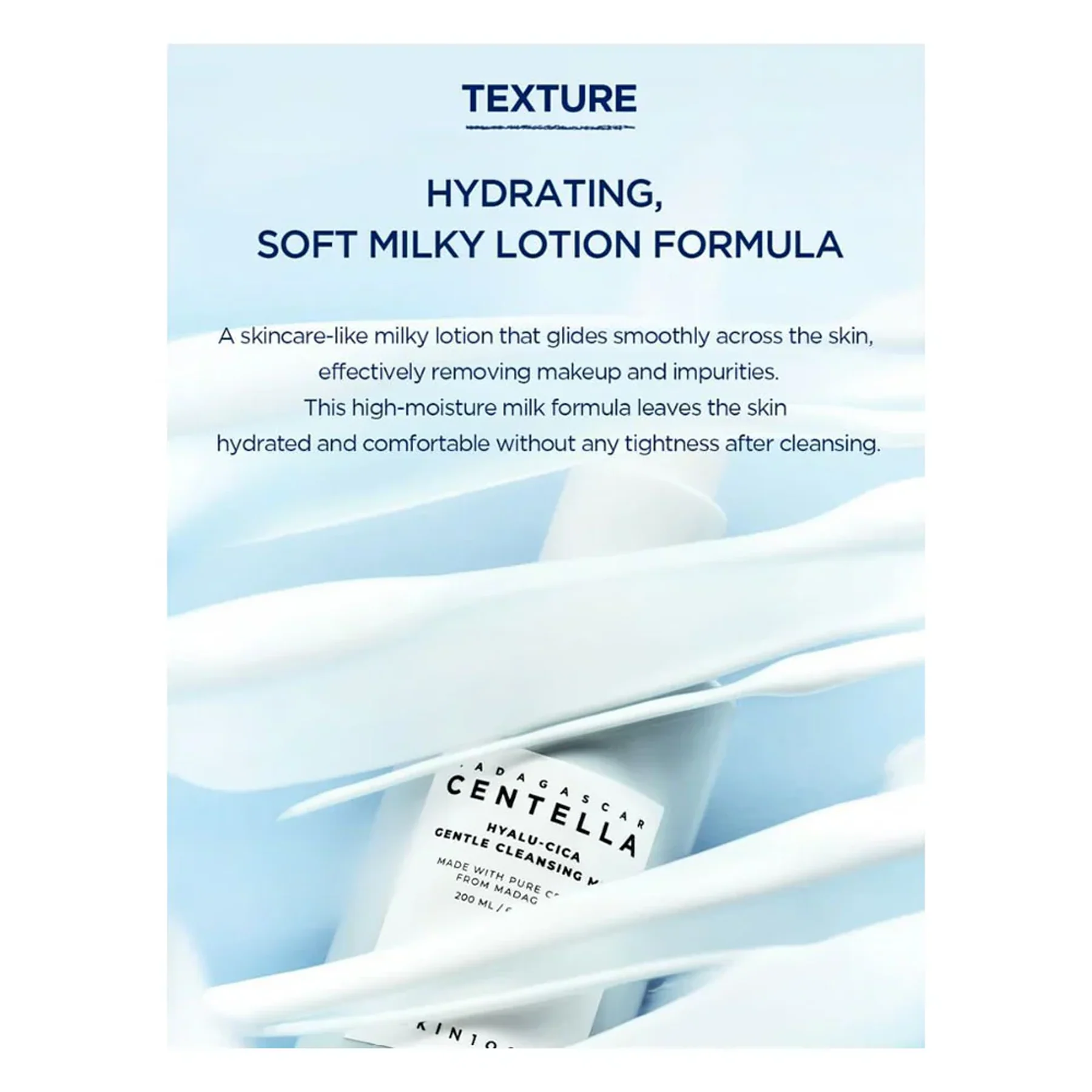 SKIN1004 Madagascar Centella Hyalu Cica Gentle Cleansing Milk 200ml